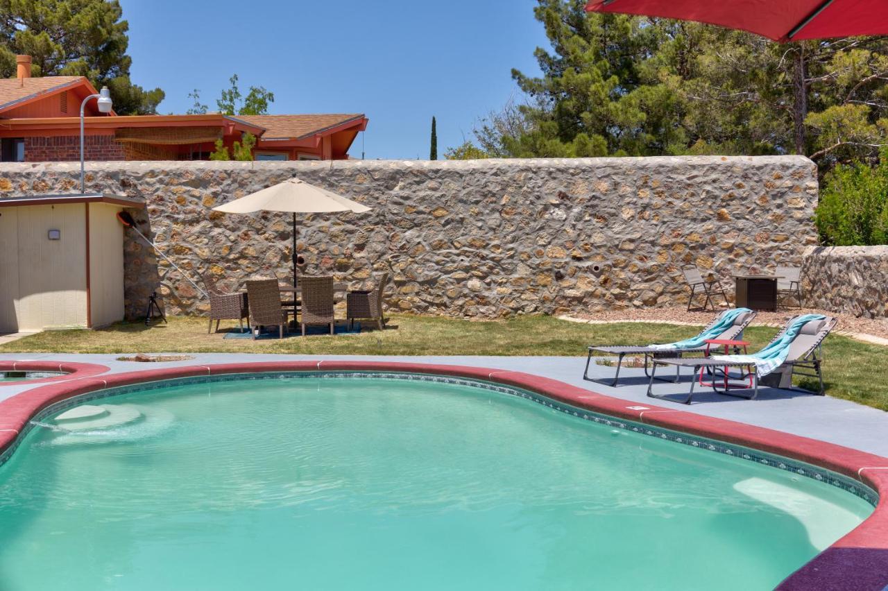 Home With Mountain View/Pool/Tub El Paso Exteriör bild