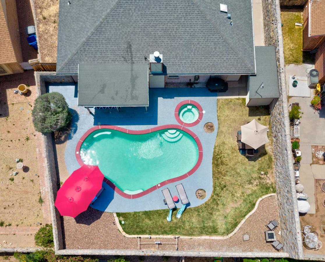 Home With Mountain View/Pool/Tub El Paso Exteriör bild