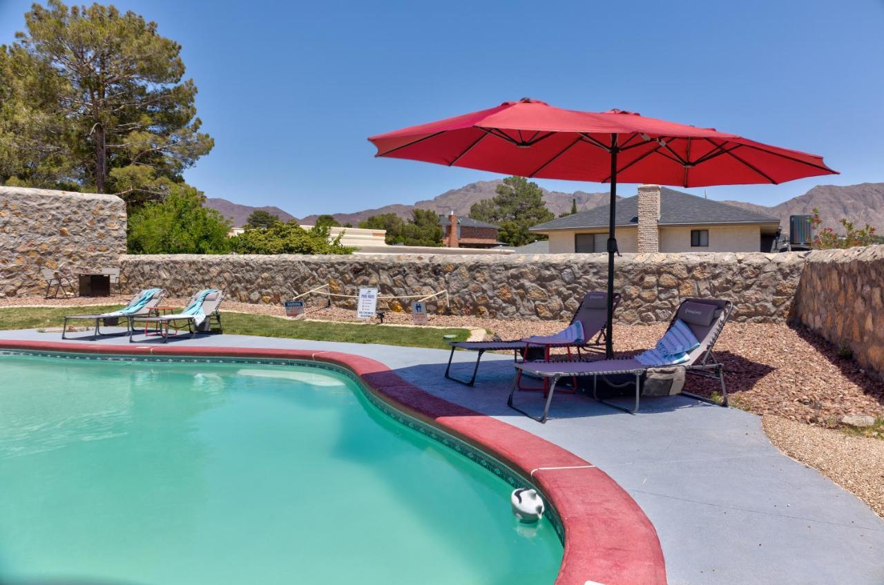 Home With Mountain View/Pool/Tub El Paso Exteriör bild
