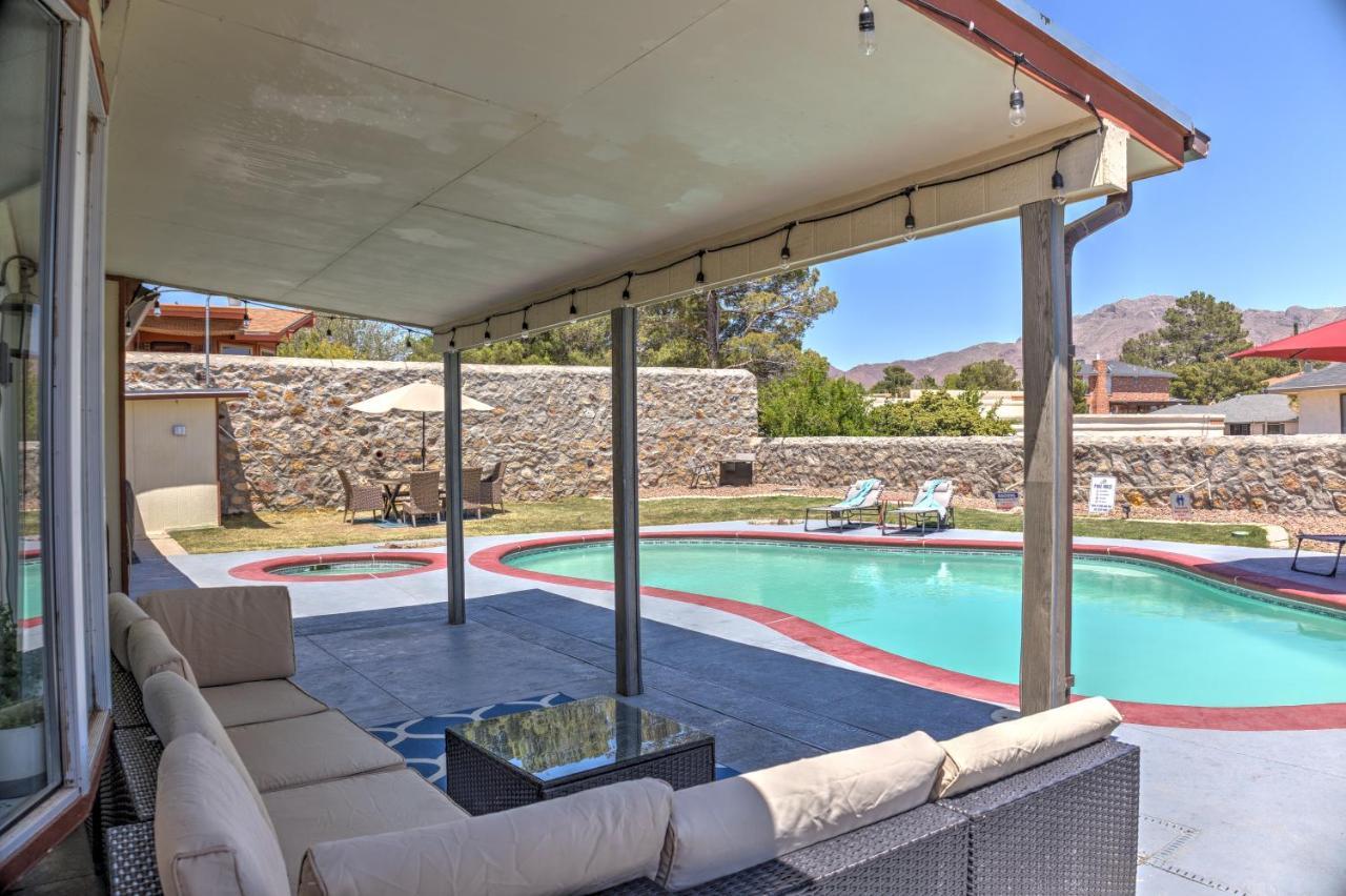 Home With Mountain View/Pool/Tub El Paso Exteriör bild