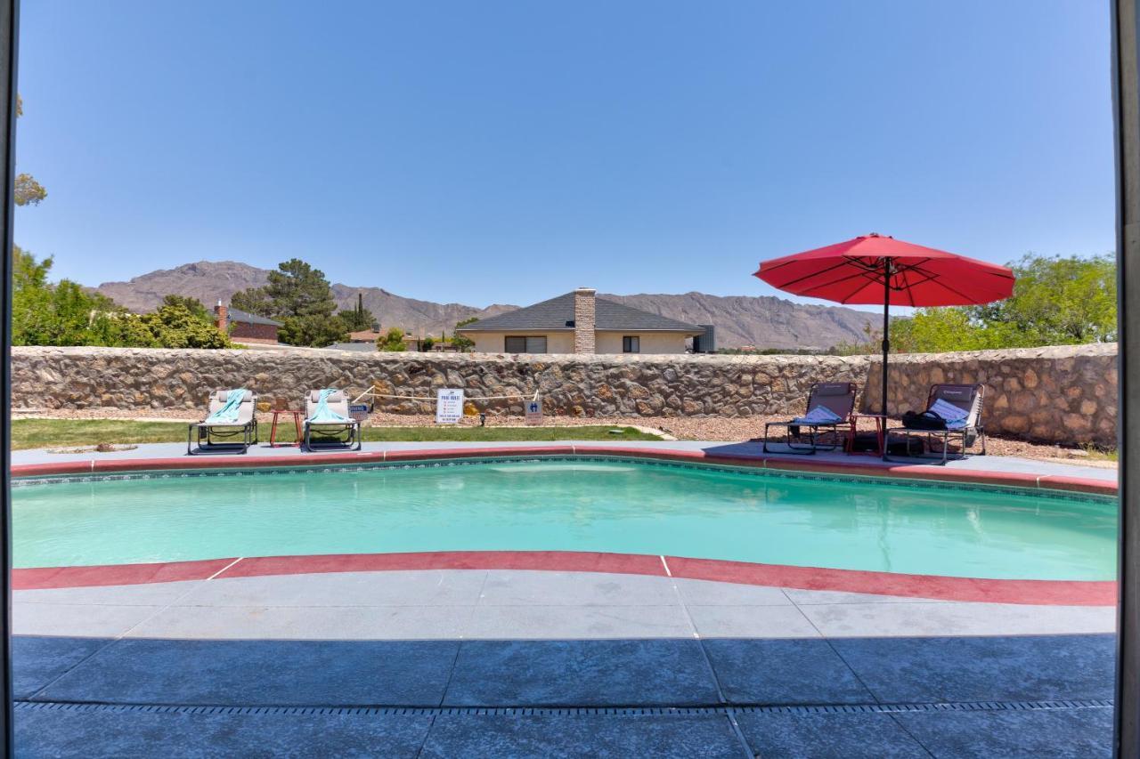 Home With Mountain View/Pool/Tub El Paso Exteriör bild
