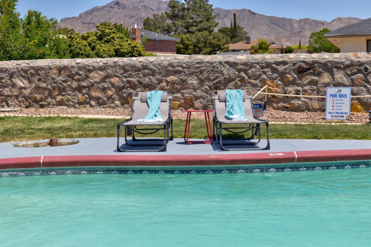 Home With Mountain View/Pool/Tub El Paso Exteriör bild