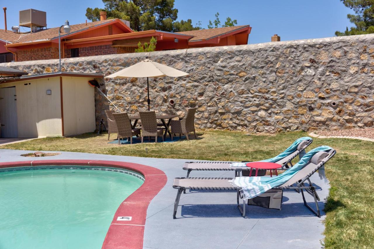 Home With Mountain View/Pool/Tub El Paso Exteriör bild
