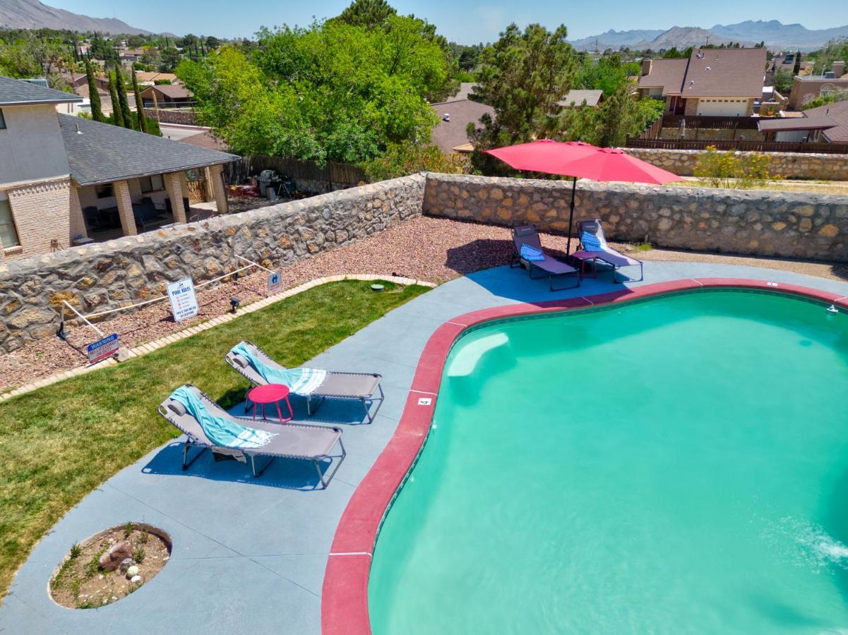 Home With Mountain View/Pool/Tub El Paso Exteriör bild